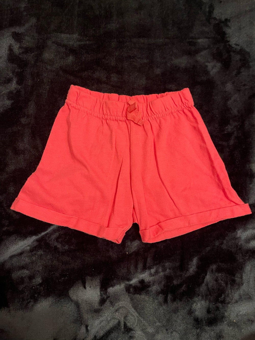 wonder nation Red Elastic Waist Pull-On Shorts